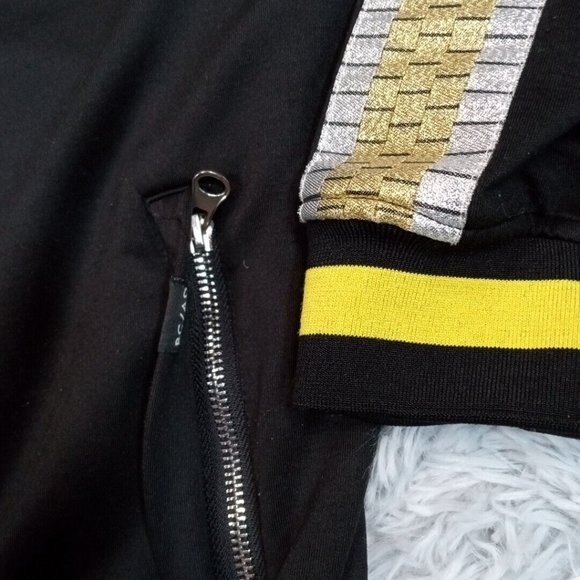 Eternity BC/AD Mens Jacket Track‎ Black XL Full Zip Pockets Embroidery - Picture 5 of 11